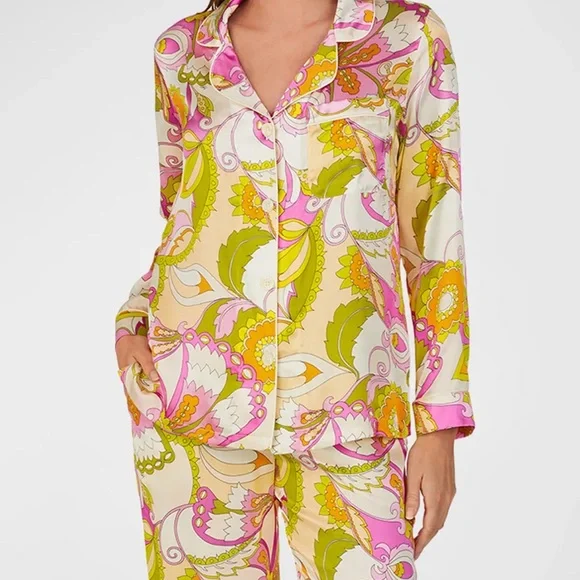 Bedhead Pajamas X Trina Turk Floral-print Silk
Pajama Set In Popart Floral - Picture 9 of 9